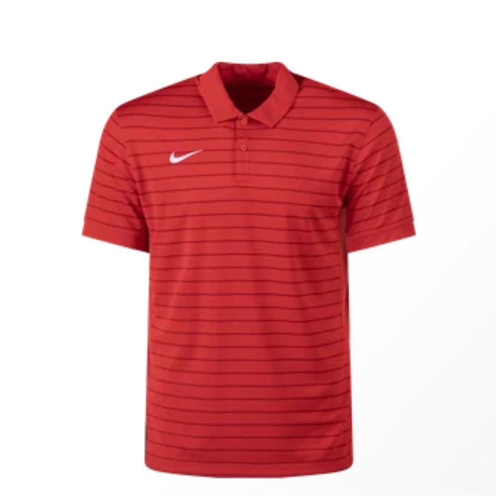 Nike Striped Polo Red Large  NWT